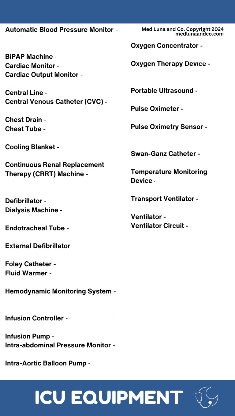 ICU LINES/EQUIPMENT MEDICAL SPANISH BADGE