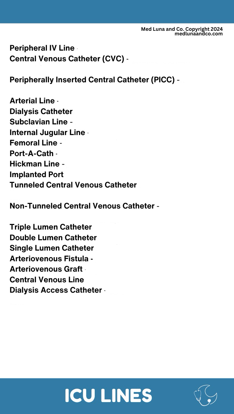 ICU LINES/EQUIPMENT MEDICAL SPANISH BADGE