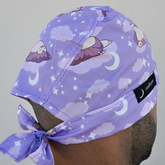 POKEMON - SNORLAX SLEEPING ON CLOUDS REGULAR SCRUB CAP