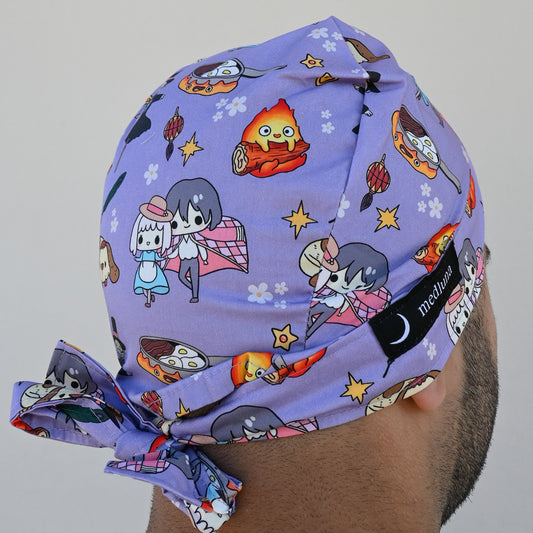 HOWL'S MOVING CASTLE - ALL CHARACTERS THEMED REGULAR SCRUB CAP