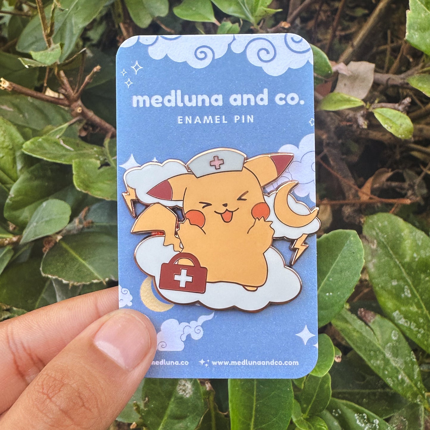 POKEMON: PIKACHU MEDICAL THEMED ENAMEL PIN