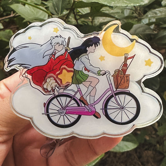 INUYASHA - INUYASHA THEMED ACRYLIC SHAKER BADGE REEL