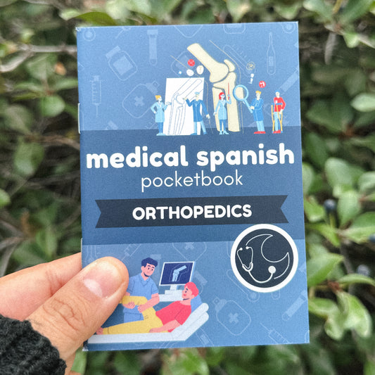 ORTHOPEDICS MEDICAL SPANISH POCKETBOOK