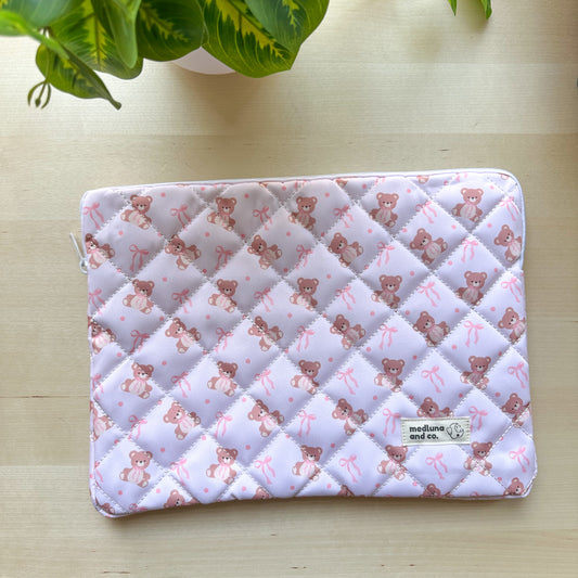 KAWAII TEDDY WITH BOW LAPTOP SLEEVE