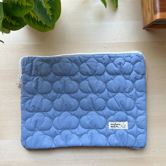 BLUE CLOUD STITCHING LAPTOP SLEEVE