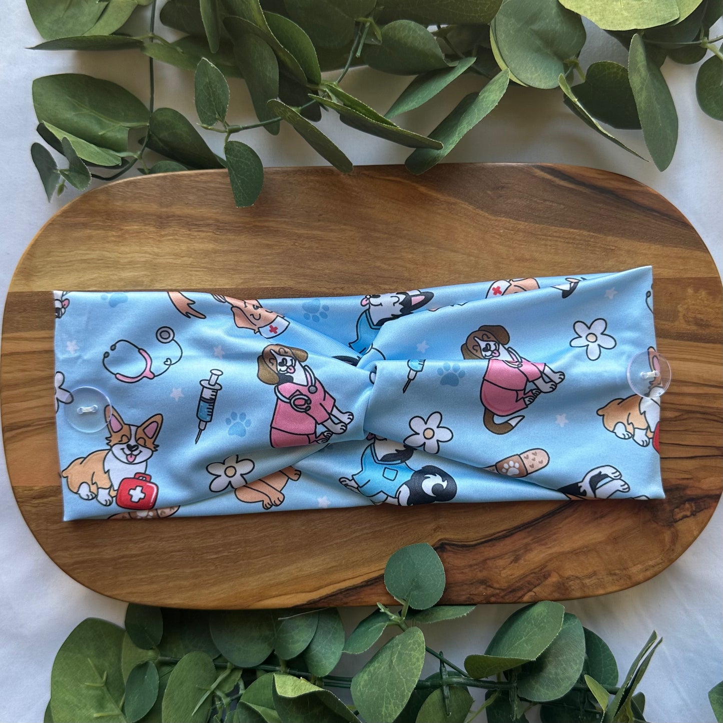 VETERINARY MEDICINE DOGS THEMED HEADBAND